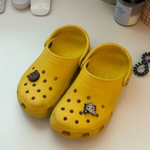 yellow crocs